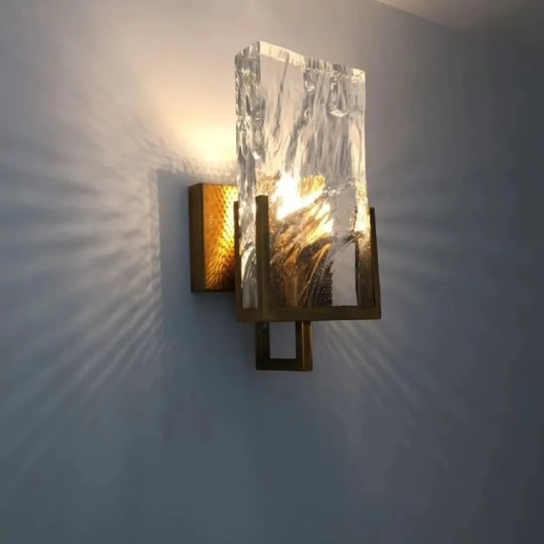 

New Low Price External Light Indoor Lighting Stair Home Shops Decorative Glass LED Wall Light
