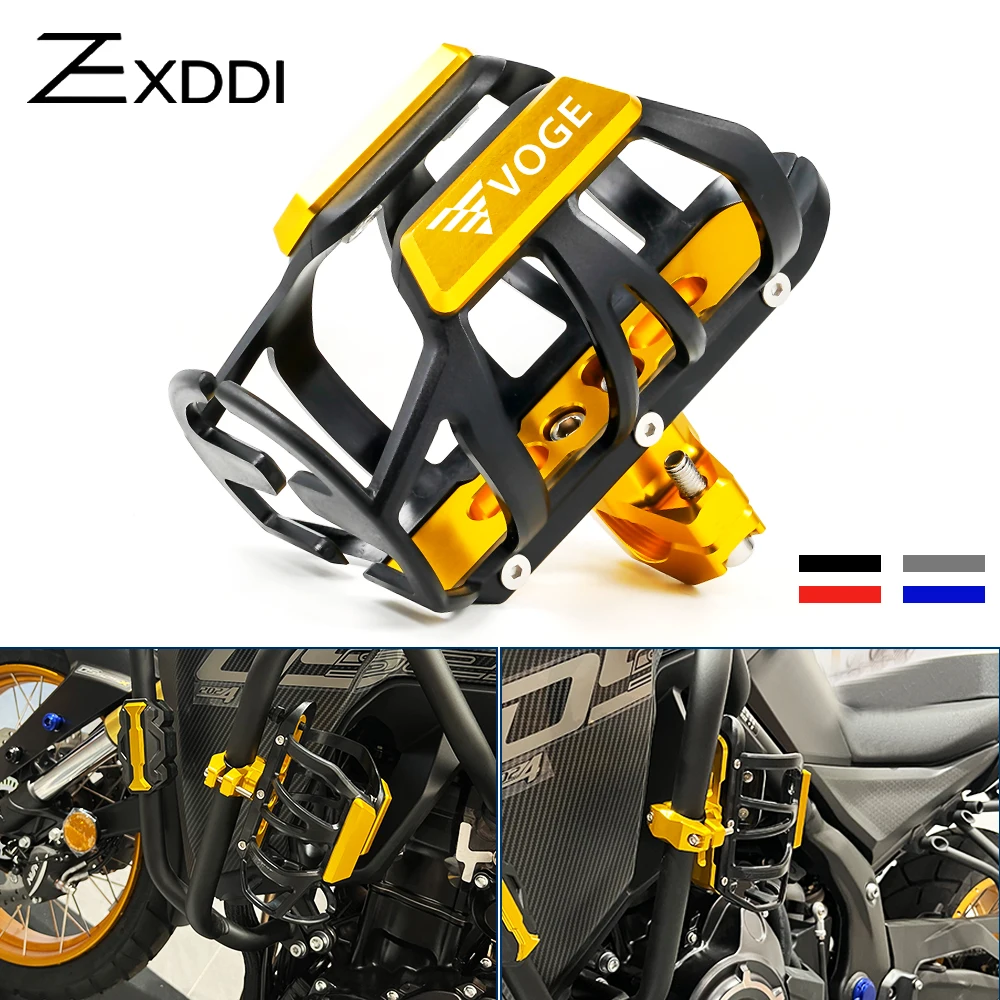 

For Loncin Voge DS525X DS900X 300Rally Voge 500R 300RR 300AC 500AC 650DS Motorcycle Beverage Water Bottle Cage Drink Cup Holder