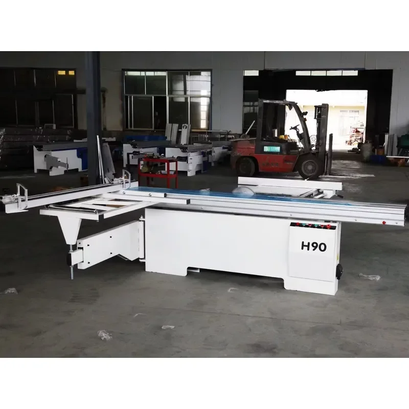 MJ6132‑45° Sliding Table Saw, Woodworking Panel Saw for Logs Timber Panels Cutting,220V Motor Wood Material Processing Equipment