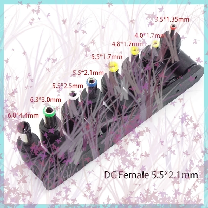 5.5*2.1mm Connector DC Charging Power Cord USB To  Multifunctional DC Plug Male 8-in-1 Charging Cable 5V Charger Power Cable B2