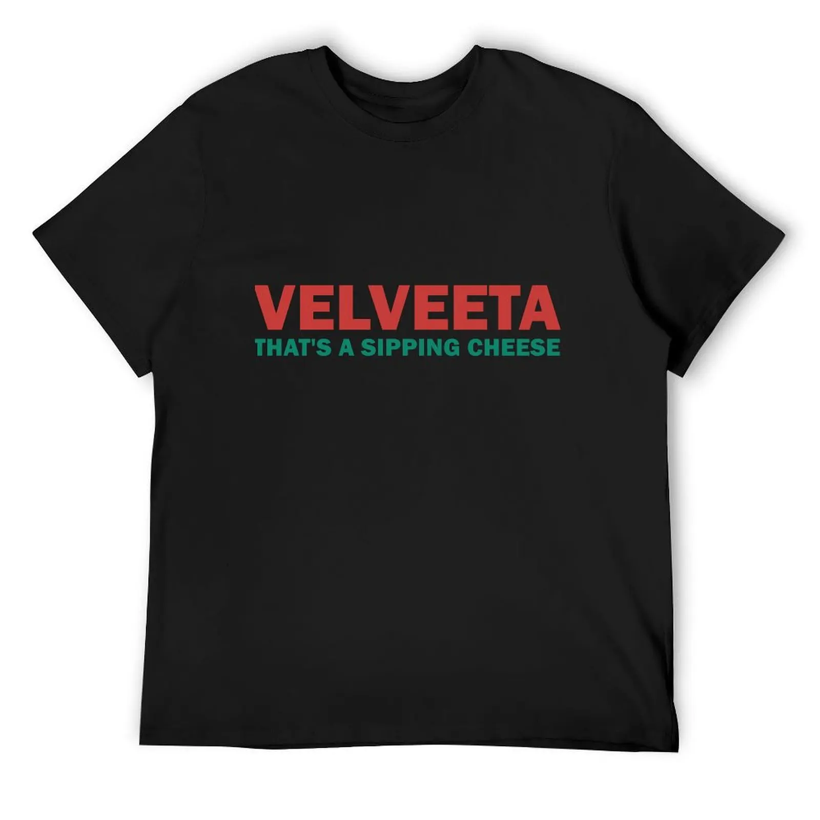 Velveeta. That’s a sippin’ cheese T-Shirt cotton graphic tees blue archive Men's clothing