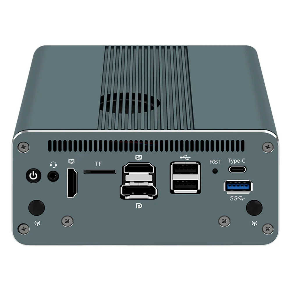 جديد 13th Gen Firewall Mini PC I7 1355U I5 1335U 2*10G SFP + بصري 4x I226-V 2.5G Soft Router 4*4K Proxmox Host