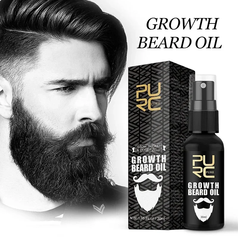 2024 Beard Growth Oil for Men Hair Growth Products Thickener Nourishing Beard Grooming Treatment Beard Deep Care Repair Oil New