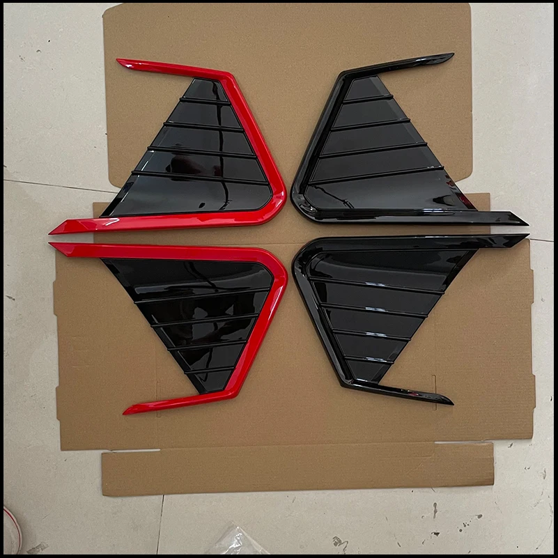 For Hyundai Elantra Avante 2016 2017 Front Fog Light Lamp Vent Cover Sticker Trim Decorate Auto Patrs Accessories