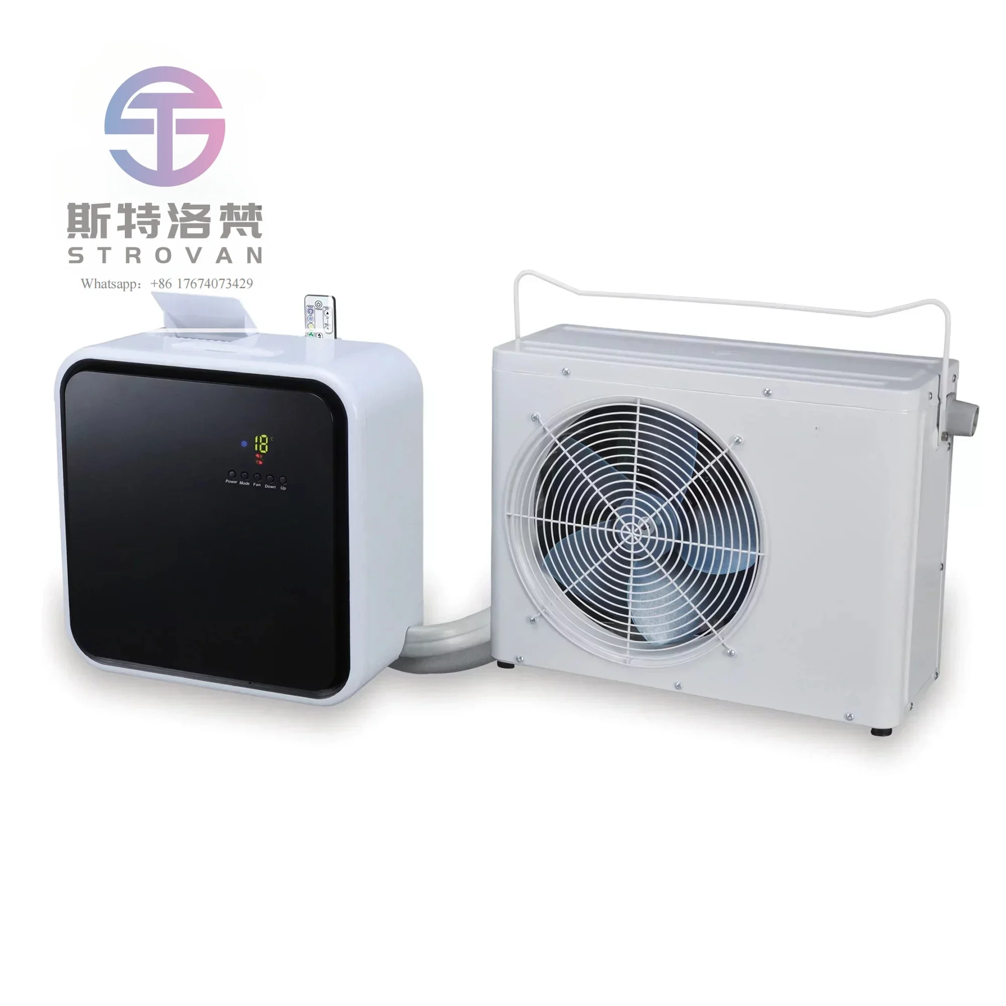 7000btu Mini Portable split Air Conditioner for camping for caravan portable mini tent air conditioner mini with compressor