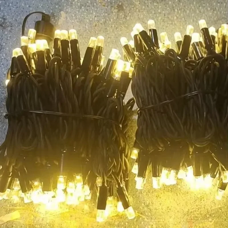 Commercial Grade LED Fairy String Lights Waterproof Outdoor Christmas Ornament Wreath IP67