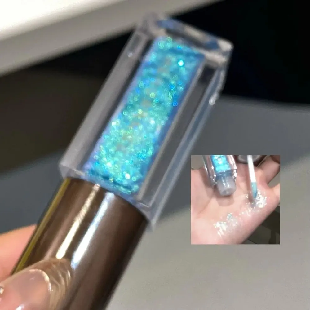 Sparkle Langdurige Lipgloss Hydraterende Niet-vervagende Vloeibare Lipstick Waterige Heldere Lipolie voor Vrouwen