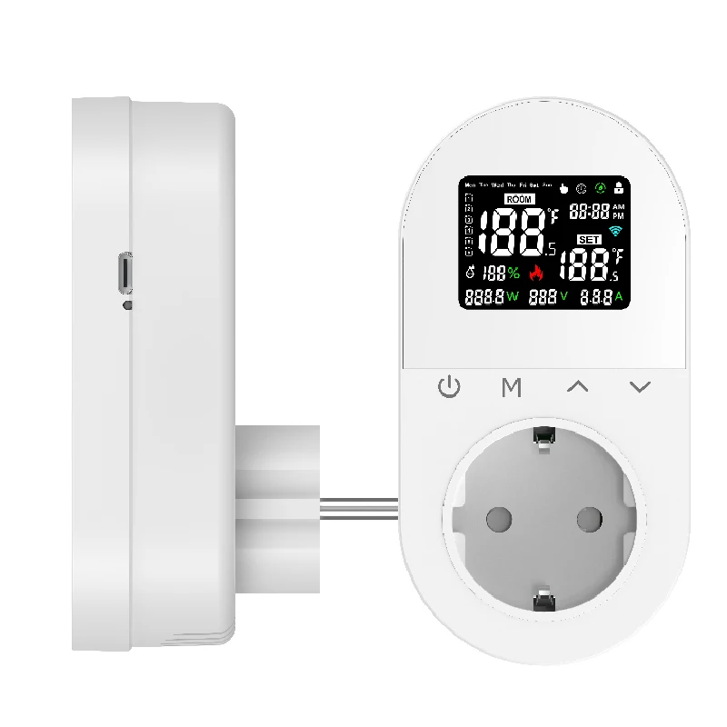 

Doodle WIFI touch LCD digital display intelligent temperature control switch boiler floor heating temperature control socket