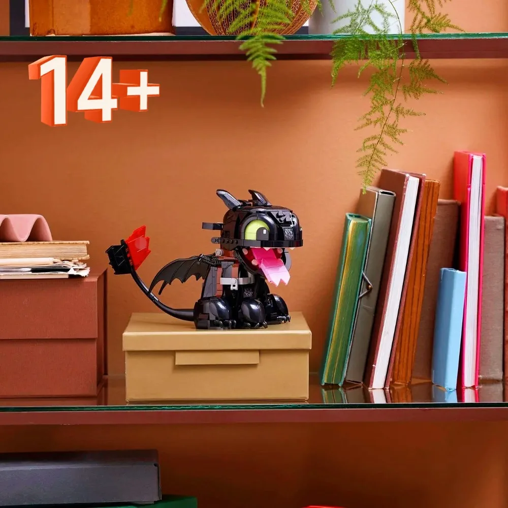 784 قطعة التنين الأسود الجديد تجميعها اللبنات الحلي البلاستيكية 10375 التعليمية هدية الكريسماس للأصدقاء البالغين