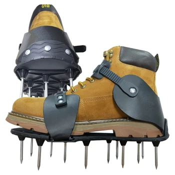 Garden Yard Aeration Lawn Aerator Spikes Shoes Universal Size Garden Yard Lawn Care Cultivator Nail Cultivator with Nail Tool