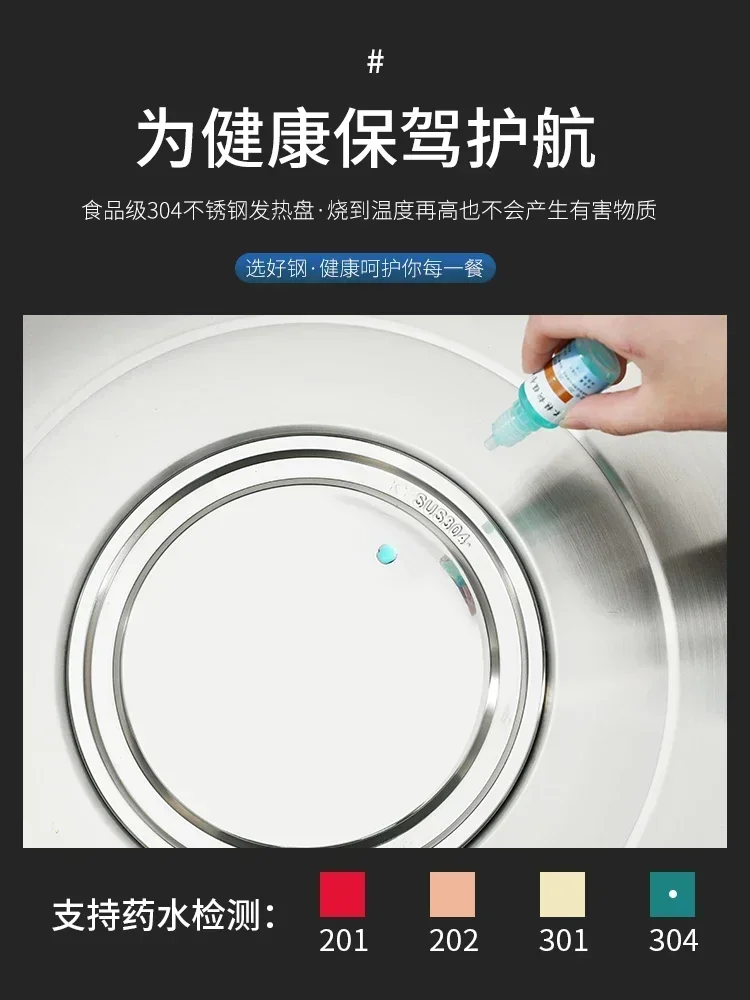 Multifunctional electric steamer household 304 stainless steel  three-layer automatic electric steamer large capacity commercial