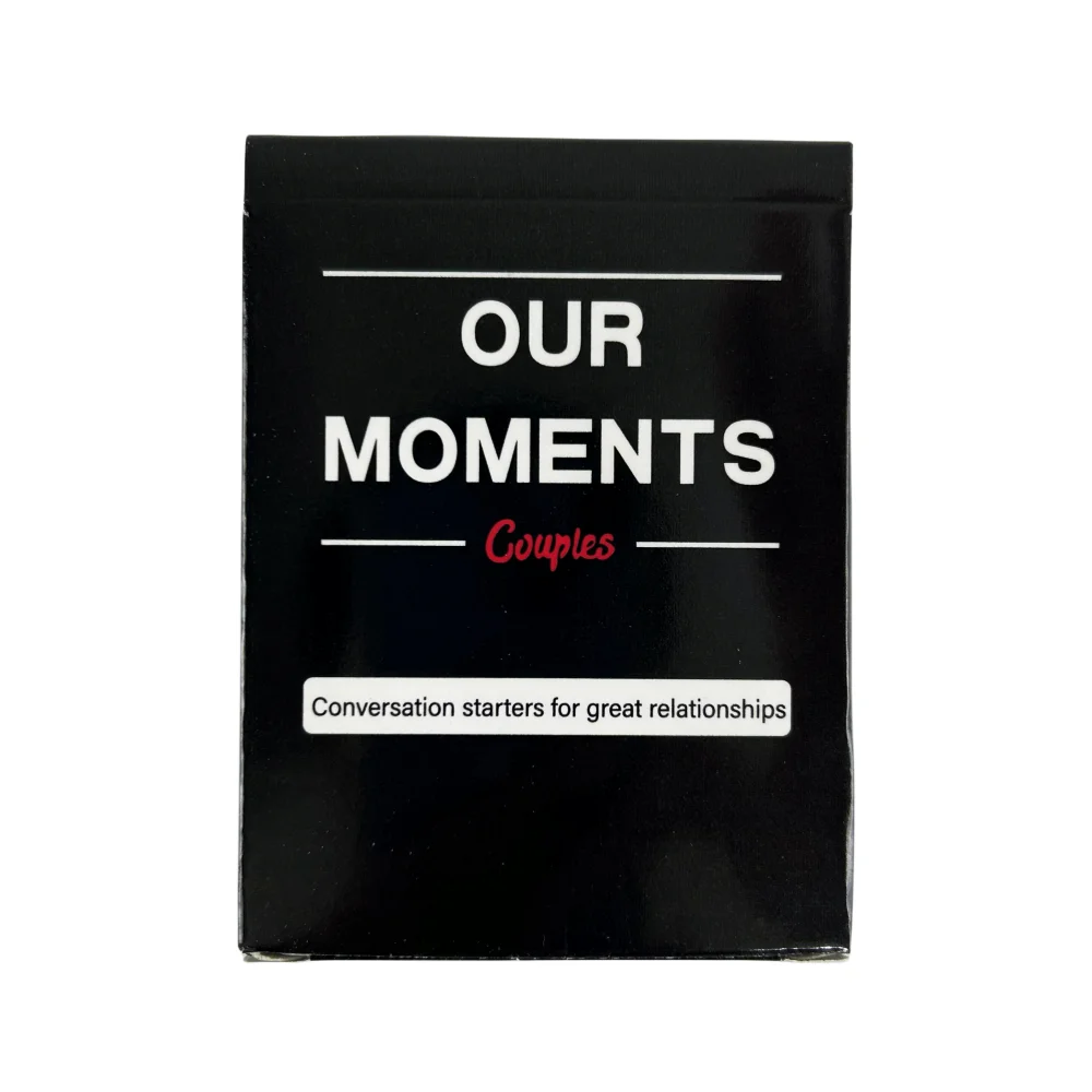 OUR MOMENTS Couples Card Game Conversation Starters for Great Relationship Board games