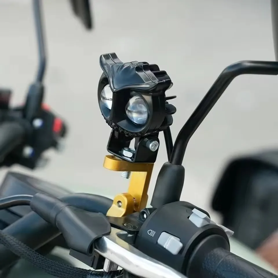 1/2Pcs Aluminum Motorcycle Handlebar Bracket Multifunction Motorcycle Headlight Spotlights and Map Devices Handlebar Bracket Set