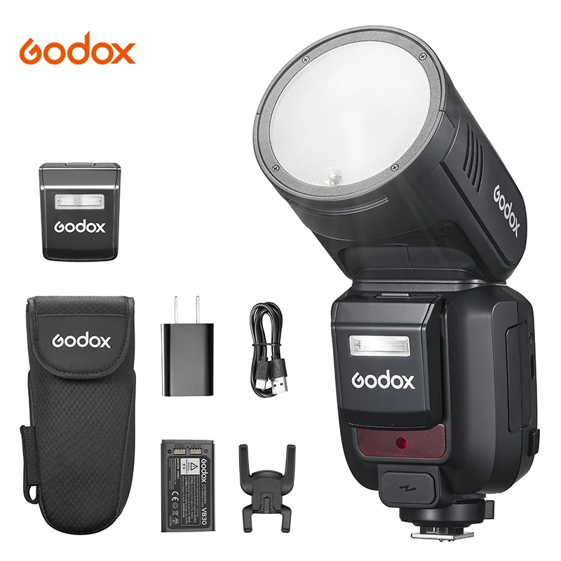 

Godox V100 100 Вт вспышки с сенсорным экраном TTL литий-ионные вспышки с круглой головкой для камеры Canon Nikon Sony Fuji Olympus