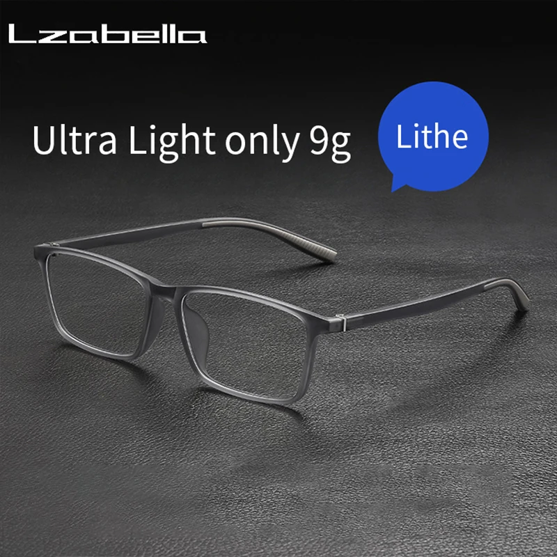 

Lzabella 2025 Nnew Square Frame TR90 Ultra Light And Comfortable Frame Simple Small Frame Men's Prescription Glasses Z3318R