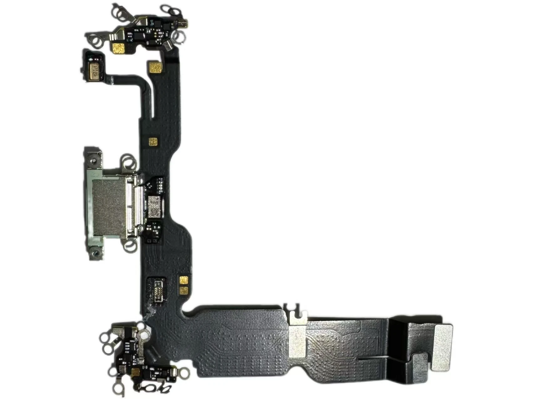 Оптовая продажа, оригинальный гибкий кабель для зарядки для iPhone 15 Plus, USB-разъем для док-станции, запасные части для порта зарядного устройства