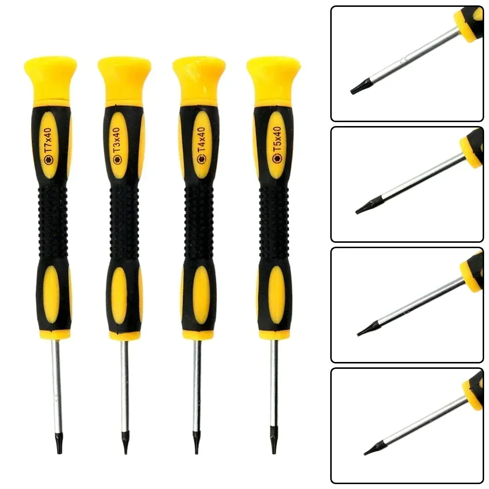 Imagem -02 - Hexágono Torx Chave de Fenda com Buraco Chave de Fenda Bit para Telefone Computador Reparação Ferramenta Mão 1pc t3 t4 T5h T7h