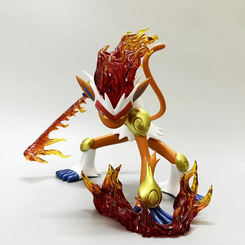 New Presale Pokemon Gk Infernape Stereoscopic Atlas Action Figure PVC Statue Figur Collectible Model Cartoon Decor Ornament Toys