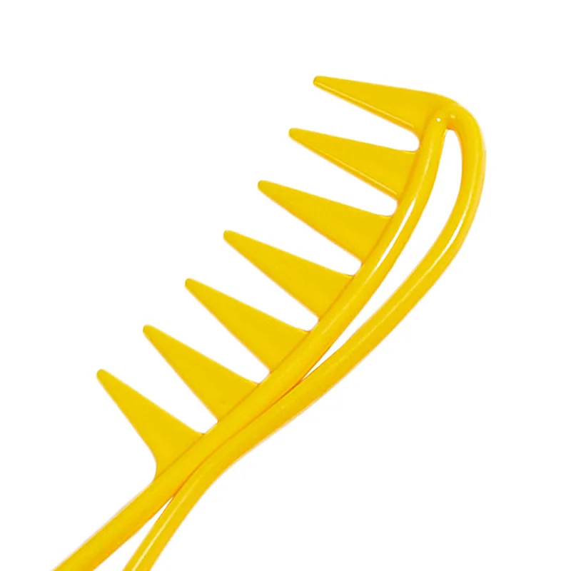 1PCS Hair Salon Large Tooth Wide Comb Smoothing Comb Household Oil Head Men's Back Hollow Comb Salon Hair styling tools