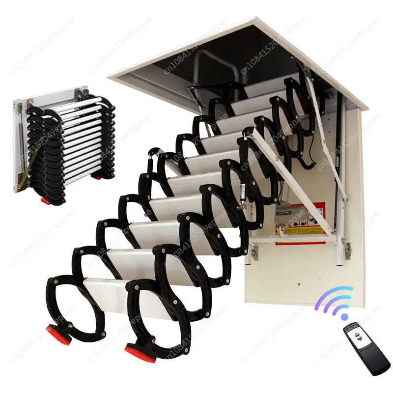 

Electric Loft Stairs Remote Control Ceiling Folding Telescopic Ladder