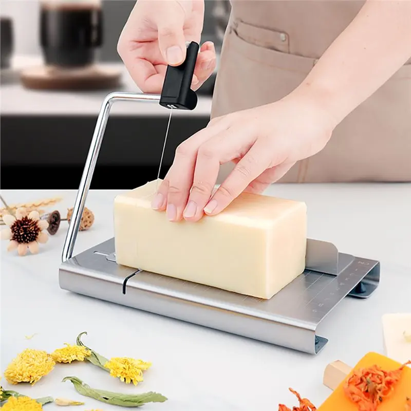 

2025 Hot Style Adjustable Wire Stainless Steel Hand-Made Soap Cutter DIY Cutting Table For Soap Making