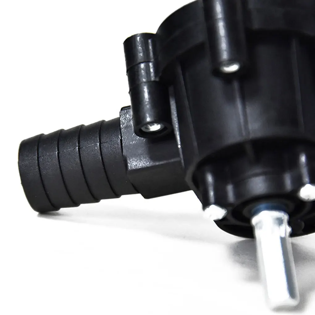 Black Small Electric Drill Water Pump Compact Tool For Easy Pumping And Is Made Of Durable Materials