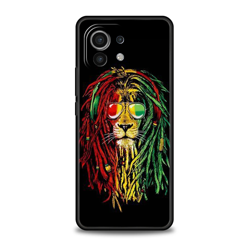 Colorful Lion Phone Case Cover for Xiaomi Mi 15 14 13 12 11 Ultra 14T 13T 12T 11T 10T Pro Lite 5G Shockproof Silicone Capas Bags