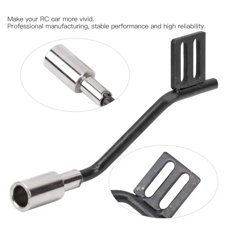 1 Pair Exhaust Pipe Accessories Metal RC Car Simulation Decoration For Scx10 For Trx4 1/10 RC Car