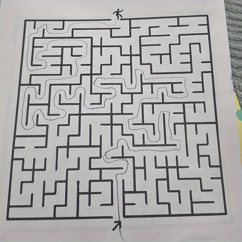 Diversão crianças labirinto jogo livro desenvolvimento cerebral pensando treinamento livro educacional aprendizagem precoce brinquedos do jardim de infância crianças presentes