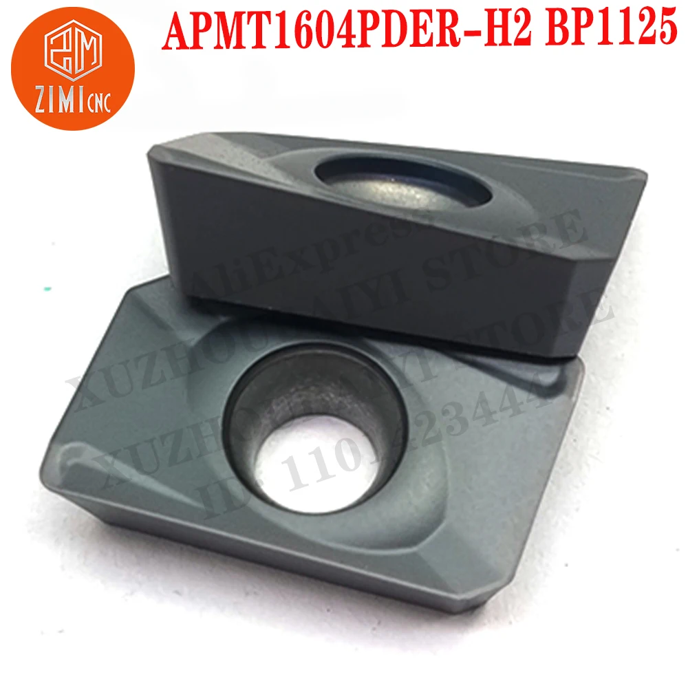 

APMT1604PDER-H2 BP1125 APMT 1604 PDER Carbide Milling Inserts Turning Tools CNC Tools Cutter mechanical metal Lathe Blades APMT