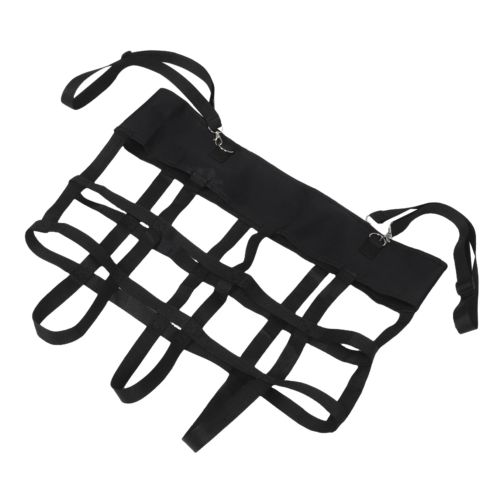 قابل للتعديل صندوق حامل مروحة حقيبة ل كشك الحصان معلقة مروحة تخزين بطيئة المغذية القش حقيبة الحظيرة اكسسوارات كشك الحصان الملحقات