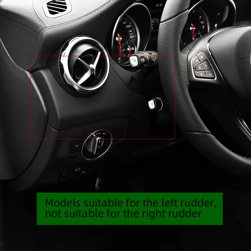 لوحة زخرفية لأداة السيارات لوحة من ألياف الكربون لمرسيدس بنز 2013-2019gla/cla-class 2013-18A W176 W117 #5