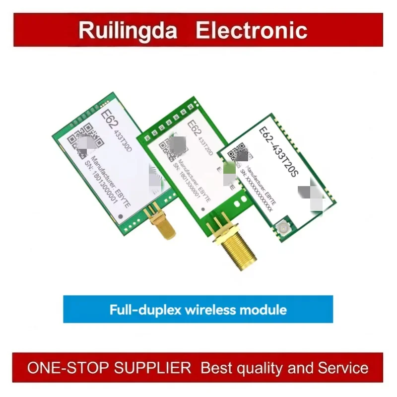 EBYTE E62-433T20S E62-433T20D E62-433T30Full Duplex Wireless Module 433Mhz FHSS UART Long Distance Transmitter