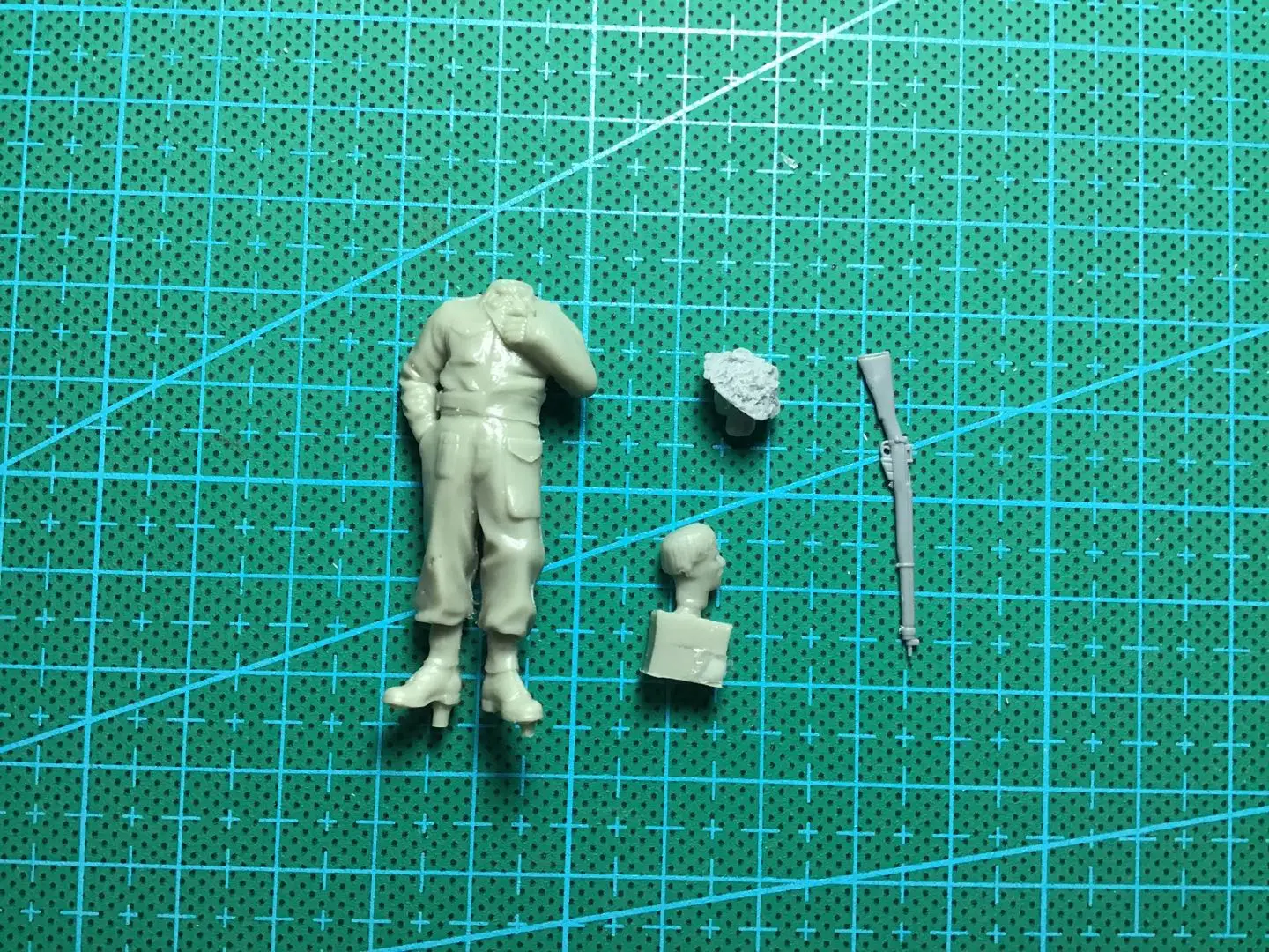 Figurine GK en résine 1/35, kit non assemblé et non peint