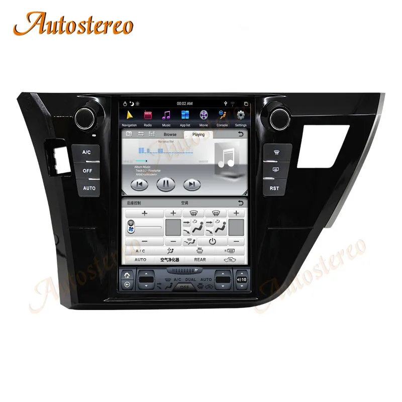 10.4 Inch Carplay Android 13 Car GPS Navigation For Toyota Corolla 2014 2015 2016 Multimedia Player Head Unit Car Radio