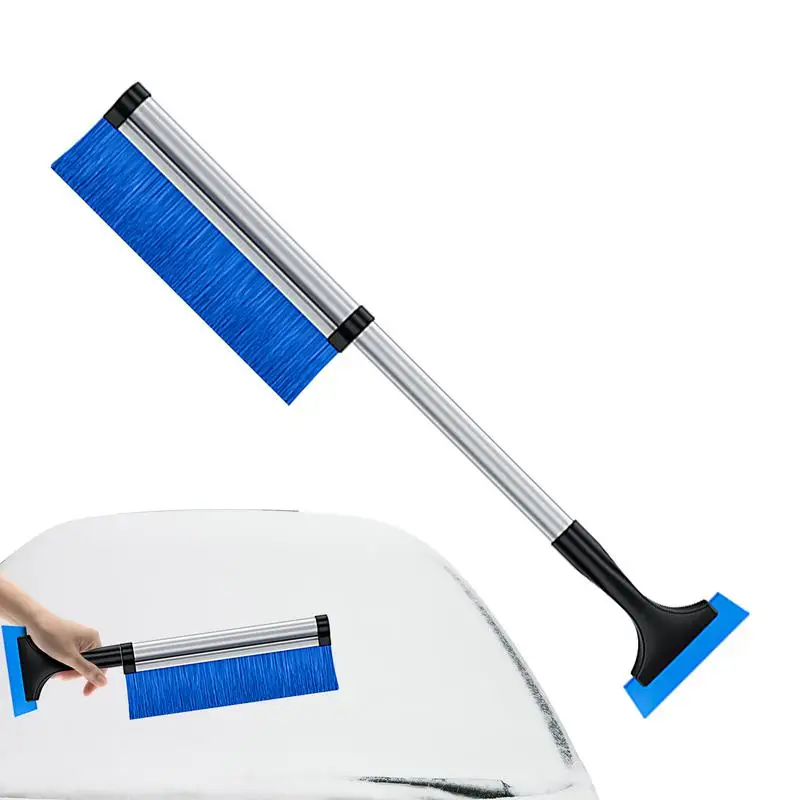 Car Snow Shovel Telescoping Snow Brush Detachable Window Snow Broom auto Windshield Snow Scrapers Winter Auto Cleaner Tool