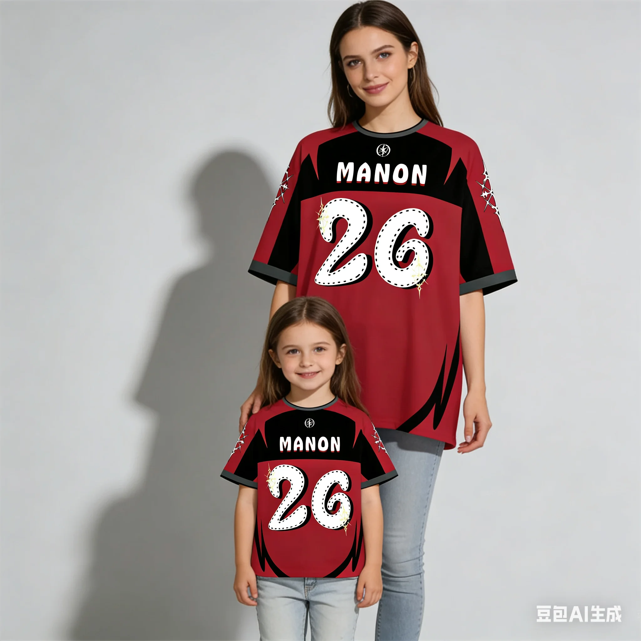 KATSEYE Jersey Kurzarm Rundhals Lose Mode Streetwear Fan Geschenk Sommer Damen Casual Sport T-Shirt Y2k Top