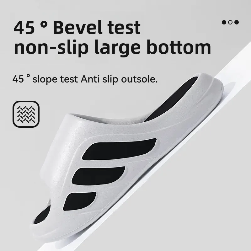 شباشب رياضية سميكة القاع للرجال والنساء ملابس منزلية مضادة للانزلاق مزيل العرق أحذية صيفية سهلة الارتداء أحذية ناعمة من الأسفل للخروج غير رسمية #4