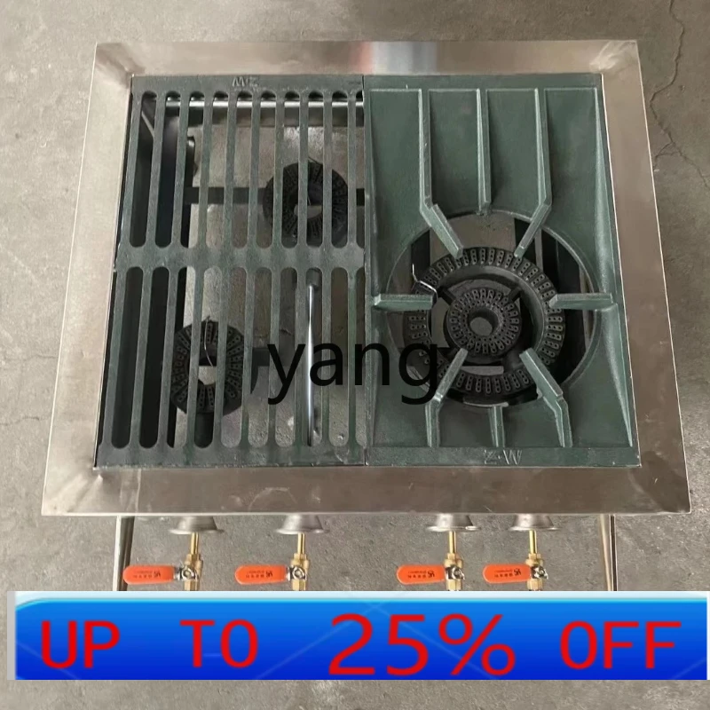 

Ltt commercial 4568 eye belt grate pot stove multi-eye gas stove