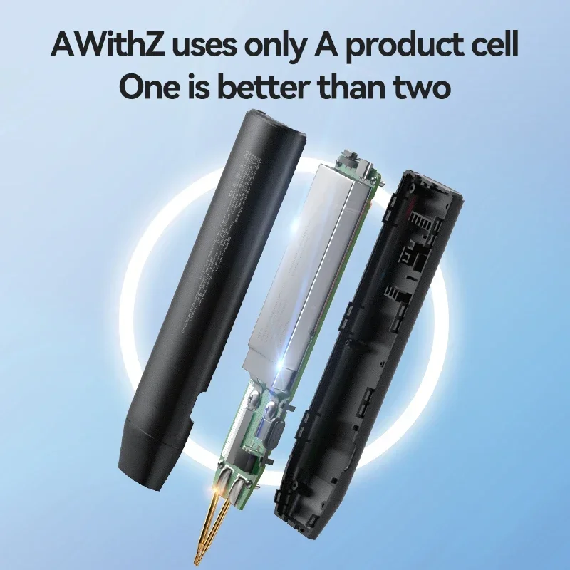 In stock Awithz Portable Handheld Battery Spot Welder 11 Gear Adjustable for 18650  Welding Iron Stainless Steel with 2M Nickel view 4