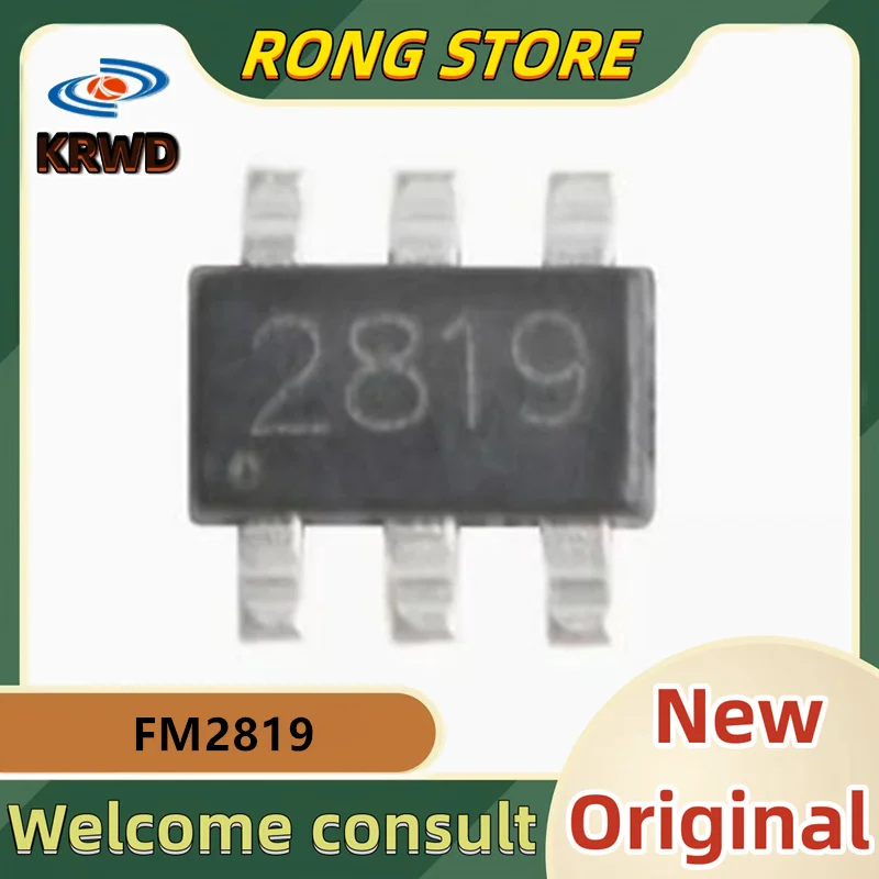 (50PCS) FM2819 New and Original Chip IC FM2819 2819 SOT-23-6 Led Miner's lamp control IC chip