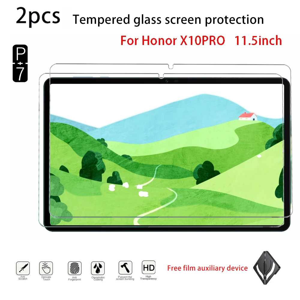 2PCS Tempered Glass Screen Protector for Honor Pad X10pro X9pro X9a X8pro 11.5 X8a 11 X8/X8lite 10.1 Tablet Accessories Film