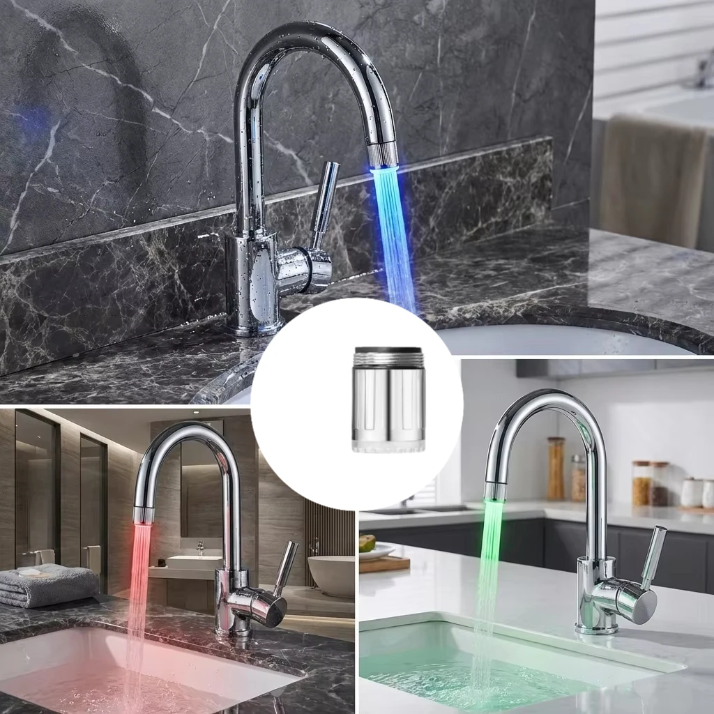 Hydro Powered LED Faucet Aerat - Home Bathroom Faucets recension och pris
