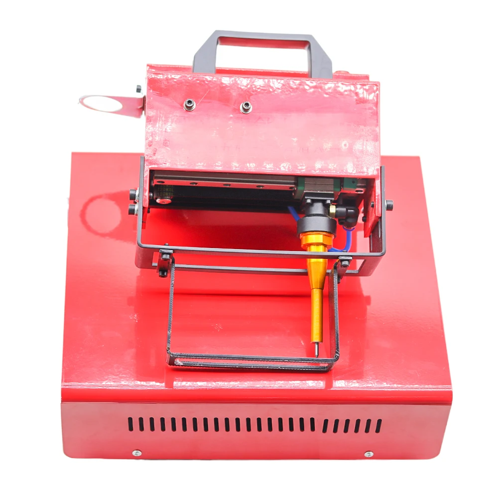 Imagem -05 - Máquina Pneumática Portátil do Ponto do Metal Peen da Marcação Máquina da Marcação do Quadro para o Código do Vin Número do Chassi 220v 110v 100x20 mm