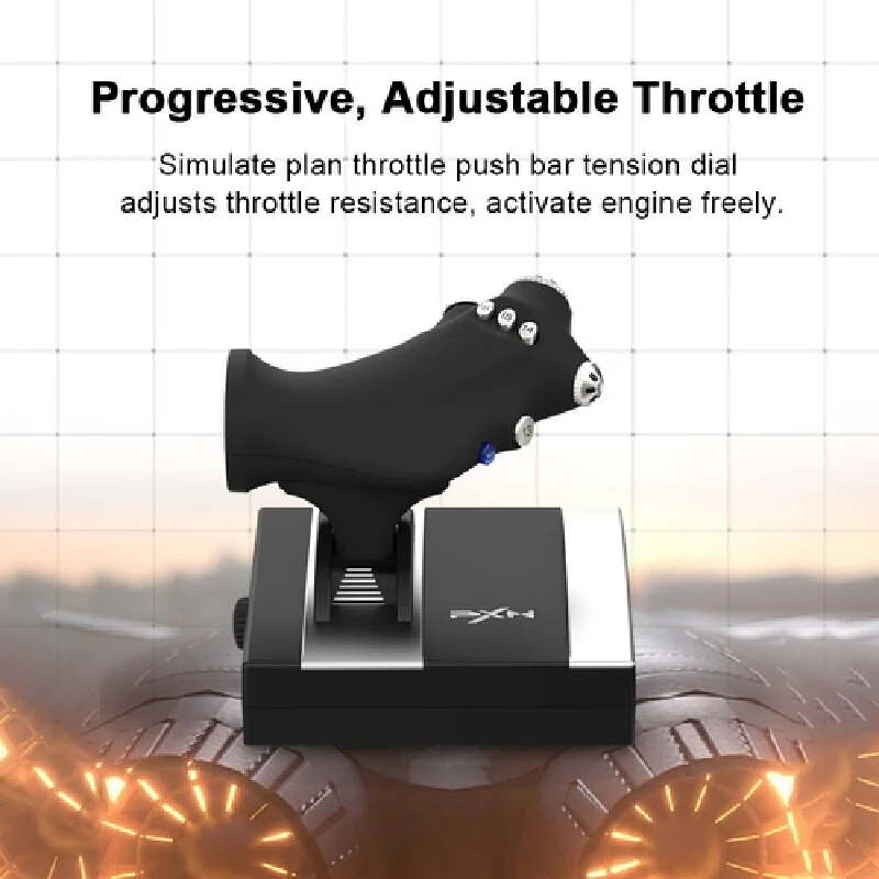 Simulation Game Joystick P X N2119 Pro Adjustable Throttle Game Controller High Precision Control Ergonomic Handle Compatible