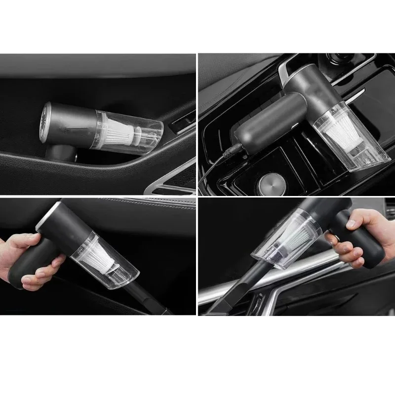 Household Vacuum Cleaner Small Car Wireless Charging Fully Automatic High Power Powerful Car Vacuum Cleaner Desktop Computuer