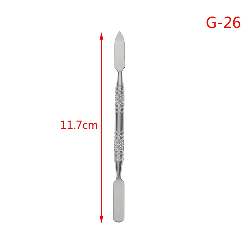 Stainless Steel Dual Heads Makeup Toner Spatula Mixing Stick Digging Liquid Foundation Blade Concealer Stick Make Up Tool