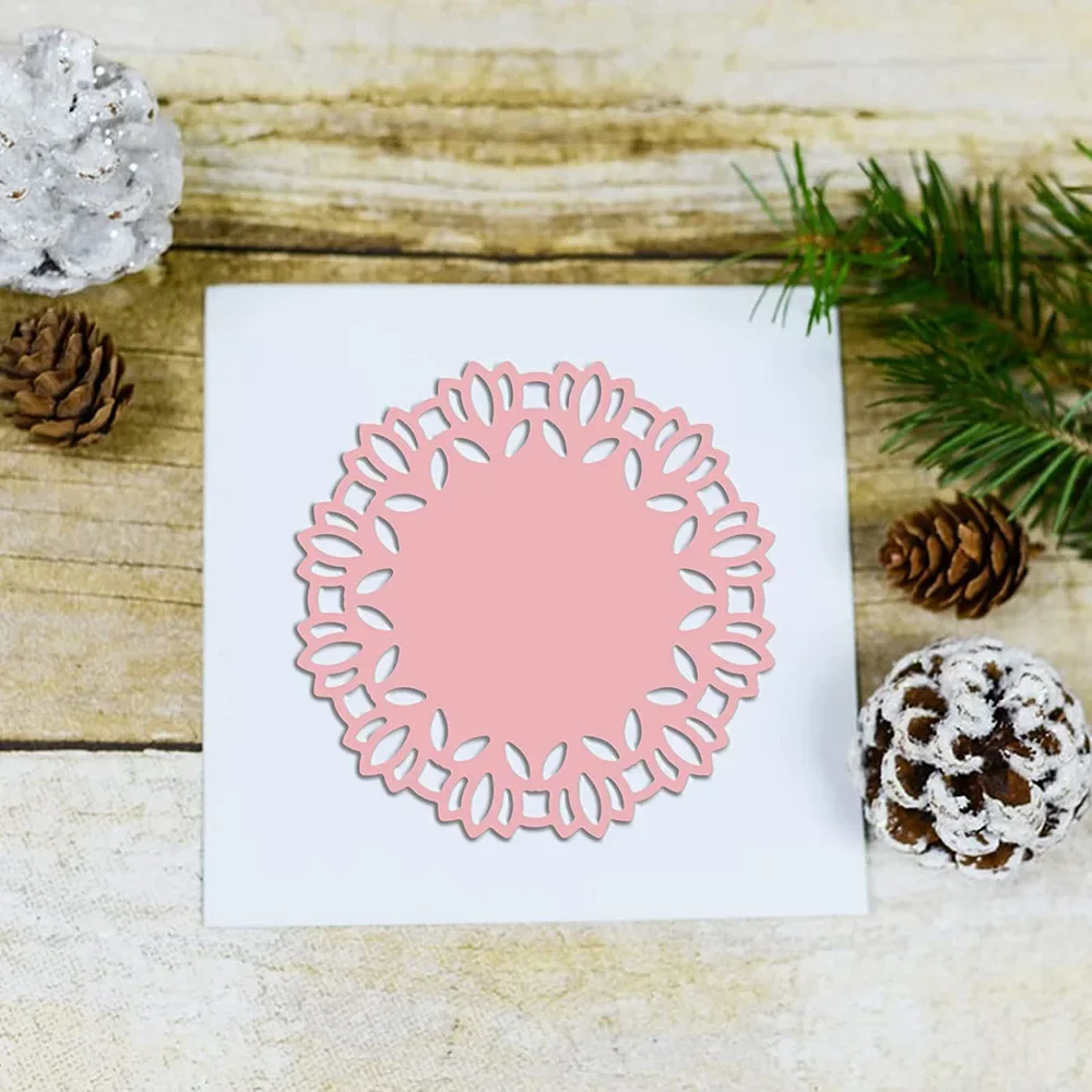 20 Styles Can Choose Doily Circle Metal Cutting Dies Stencils for DIY Scrapbooking Album Decorative DIY Paper Cards Making Craft