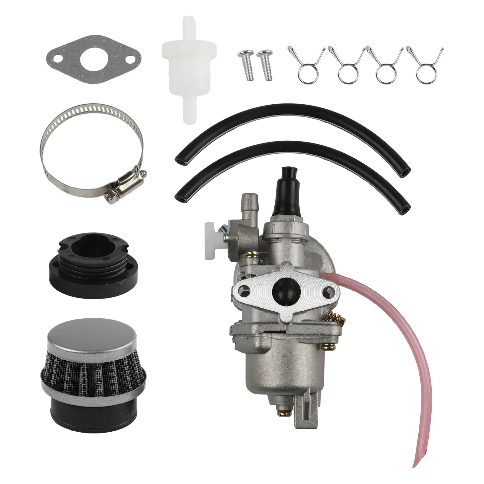 

49cc Engine Carburettor Set Air Filter 49cc Carburettor Air Filter Comprehensive Kit Engine Performance Motorcycle Maintenance