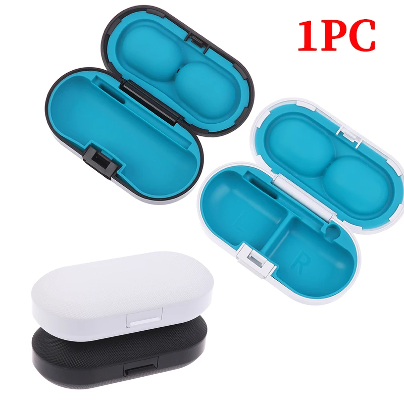 

1 шт., чехол для слухового аппарата, портативный жесткий защитный жесткий ящик для хранения, органайзер для усилителя звука, аксессуары для слухового аппарата